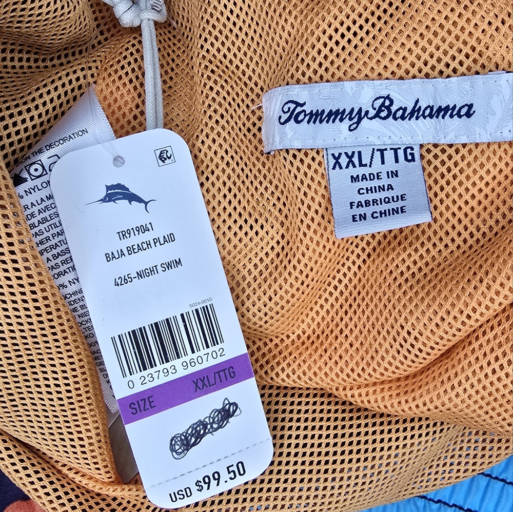 Tommy Bahama Men' Swim Trunks Size XXL - Picture 8 of 10